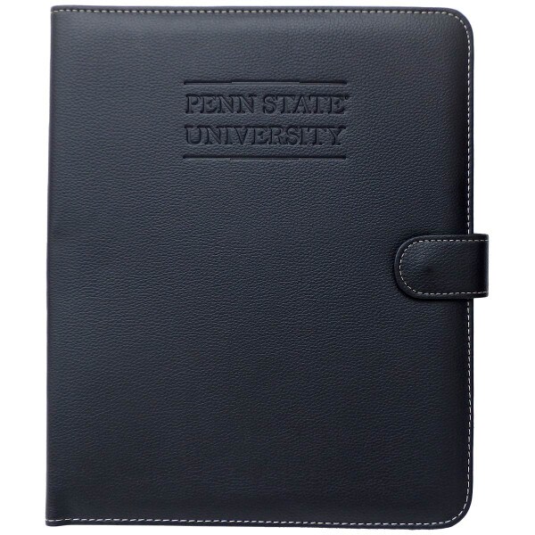 black portfolio with embossed Penn State University
